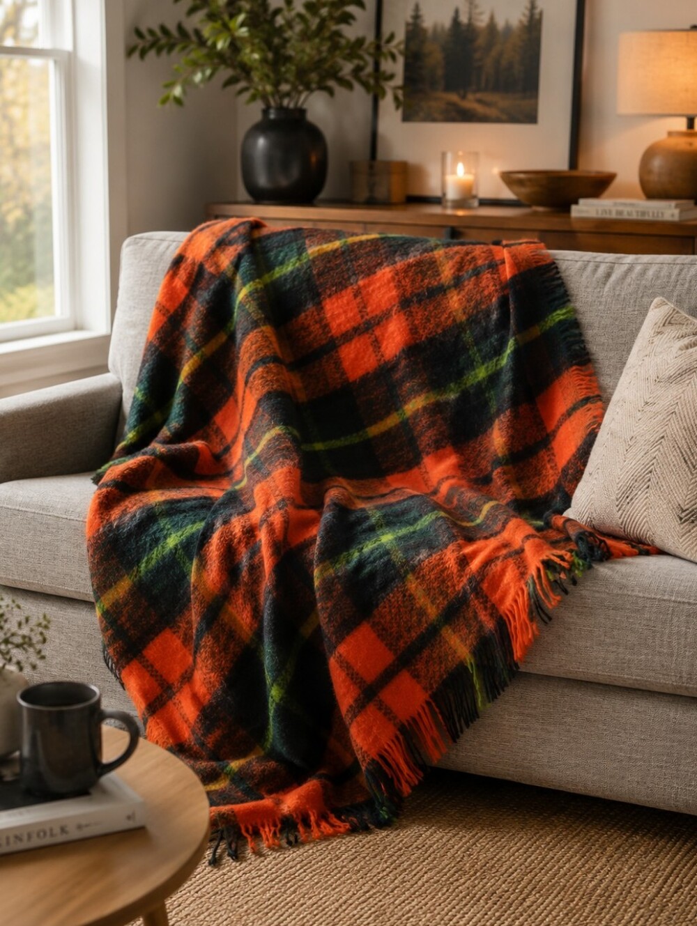 Vintage Multi-colour Throw
